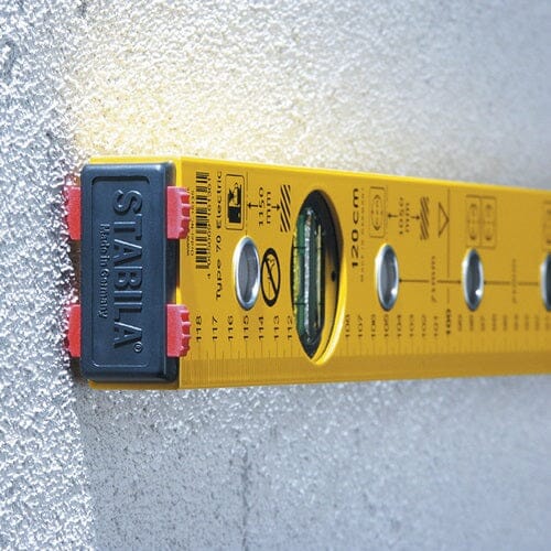 STABILA Wasserwaage 70 Electric Aluminium gelb ± 0,5mm/m - werkzeug-online24