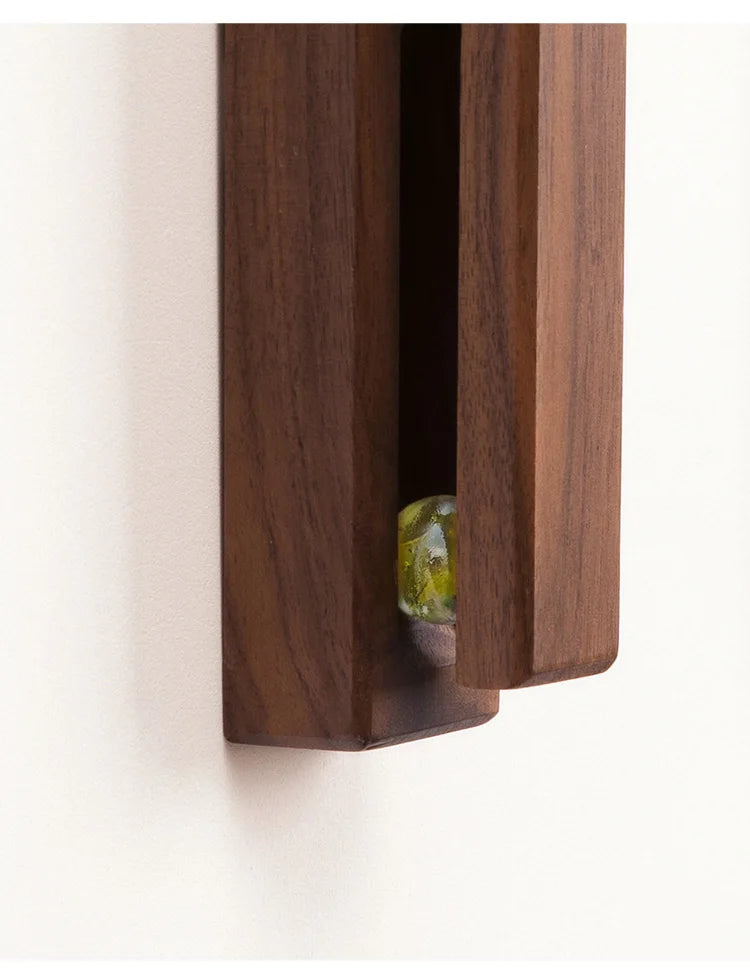 Handtuchhalter selbstklebend Nussbaum Buche, Wandhaken Bad Holz - werkzeug-online24
