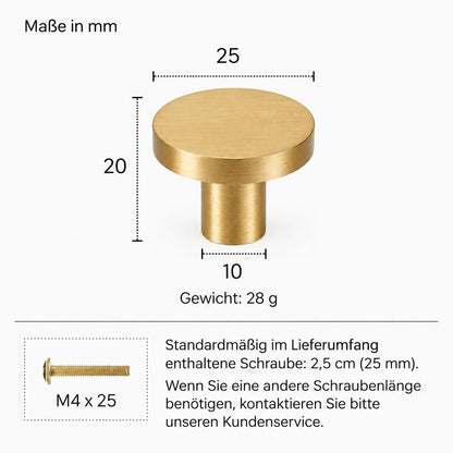 Möbelknöpfe, Kommodenknöpfe aus Messing - werkzeug-online24
