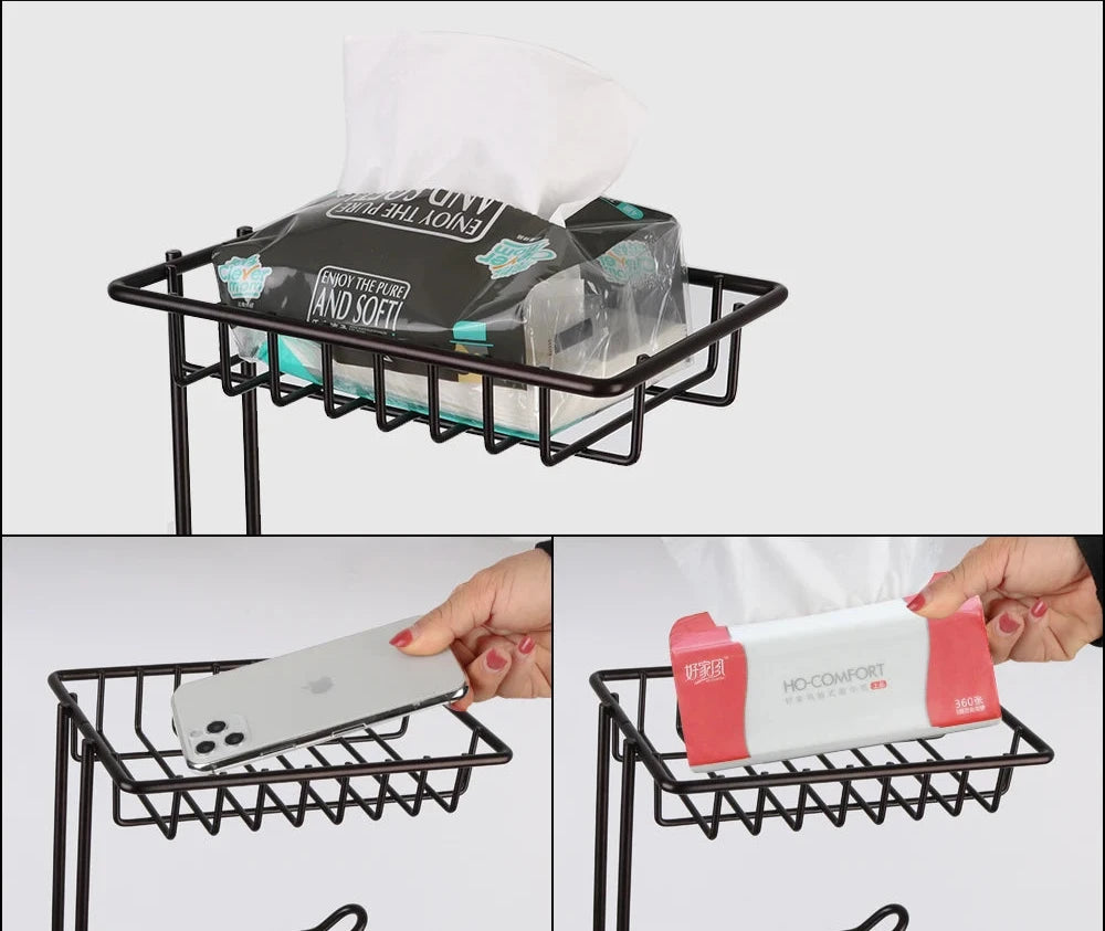 KEILEOHO Vertiefter Toilettenpapierhalter Aus Edelstahl – Spiegelndes Finish, Für Zement- & Holzwände