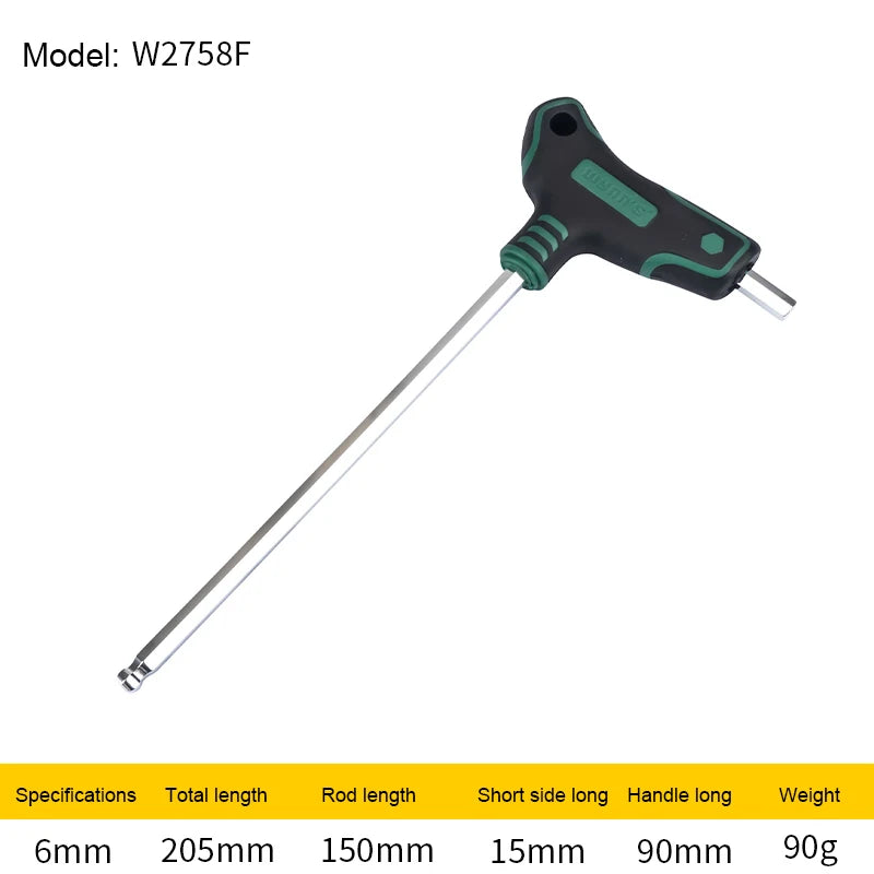 T-Griff Schraubendreher,Innensechskantschlüssel, Stiftschlüssel mit Quergriffen 1.5-12mm Kugelkopf - werkzeug-online24