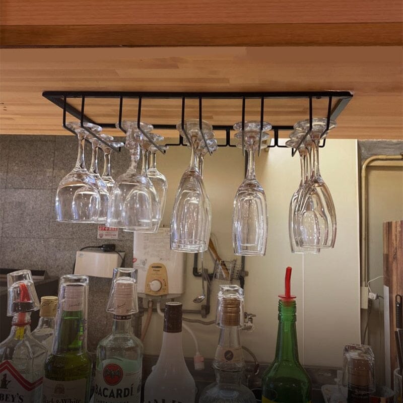 Platzsparender Weinglashalter für Ihren Schrank, Weinglashalter zum umhängen - werkzeug-online24