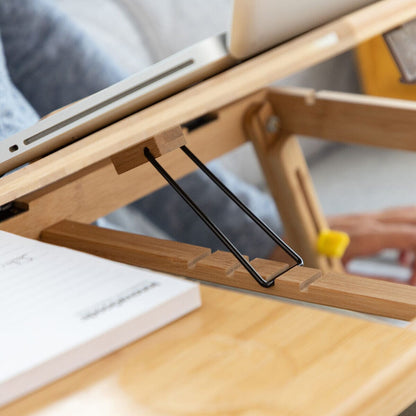 Betttisch, Laptoptisch aus Bambus, klappbar Lapwood InnovaGoods - werkzeug-online24