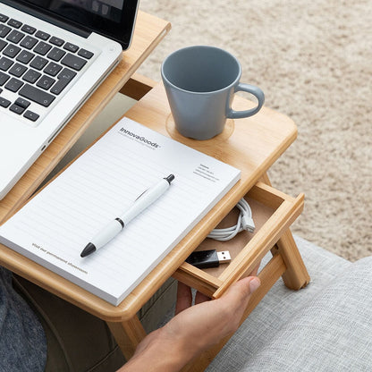 Betttisch, Laptoptisch aus Bambus, klappbar Lapwood InnovaGoods - werkzeug-online24