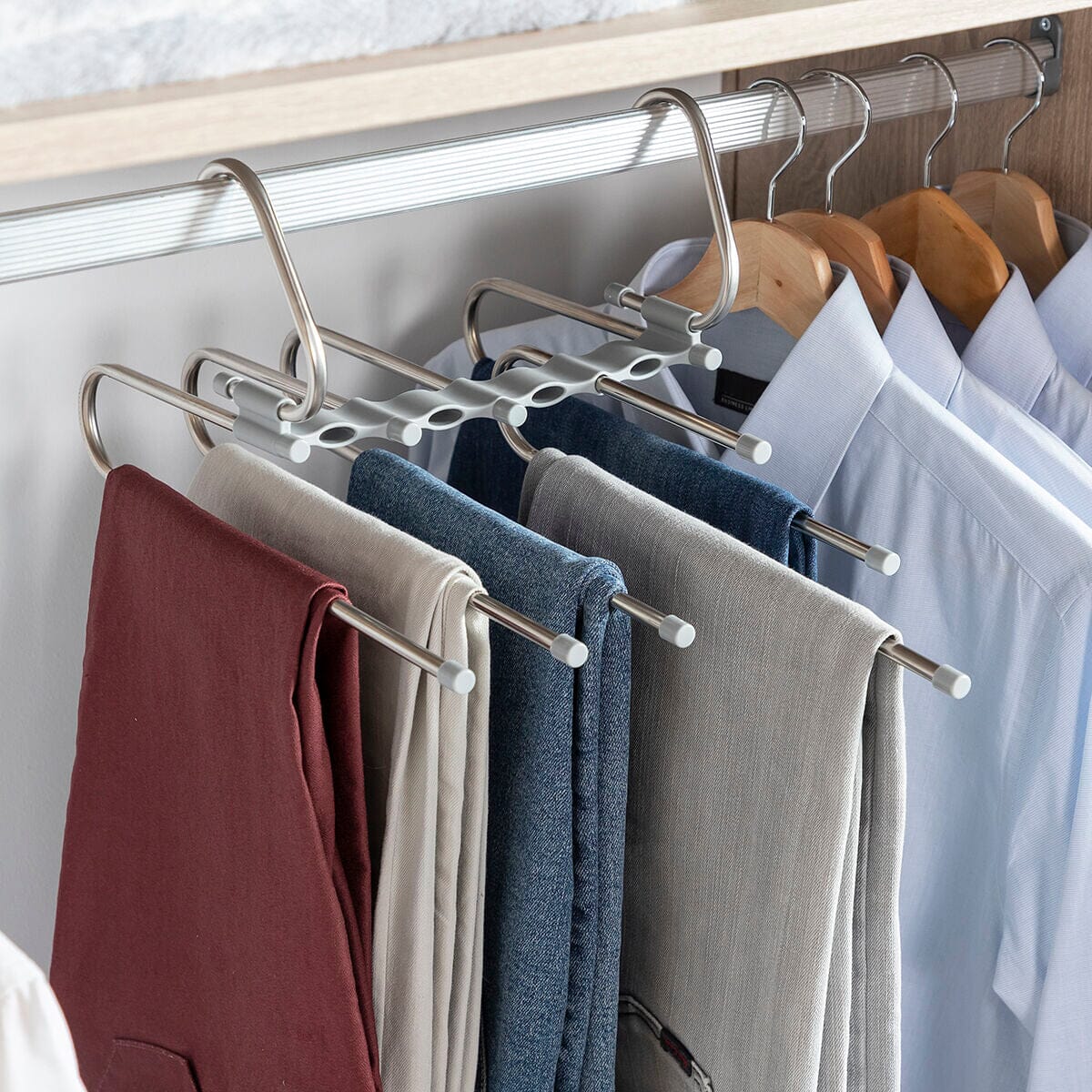 Mehrfachbügel 5-in-1 für Hosen Havser InnovaGoods - werkzeug-online24