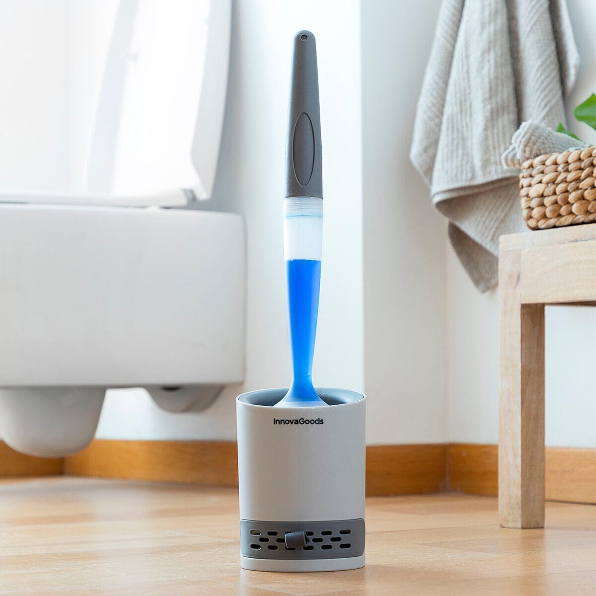 Toilettenbürste mit Seifenspender Bruilet InnovaGoods - werkzeug-online24