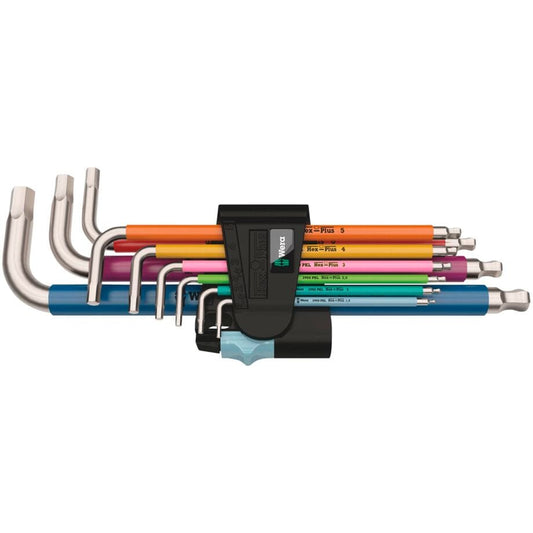 WERA Winkelschraubendrehersatz 3950 SPKL/9 SM 9-teilig - werkzeug-online24