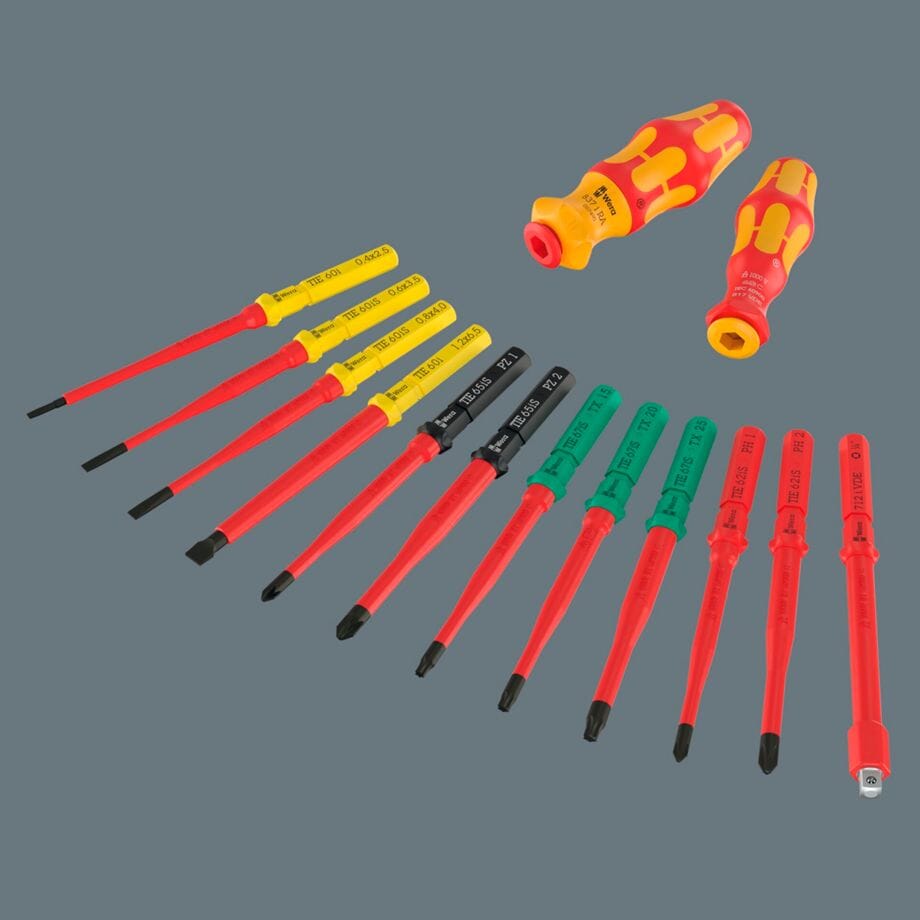 Wera Schraubendrehersatz Kraftform Kompakt VDE 24 Allrounder 1 - werkzeug-online24