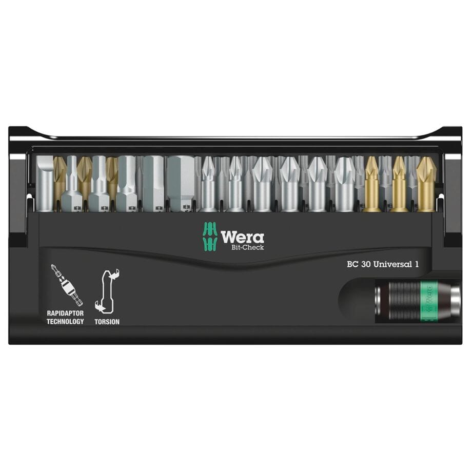 WERA Bitsortiment Bit-Check 30 Universal 1 30-teilig - 056440 - werkzeug-online24