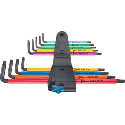 Wera Winkelschraubendrehersatz 967/9 TX XL HF 9-teilig T8 - T40 farbcodiert - werkzeug-online24