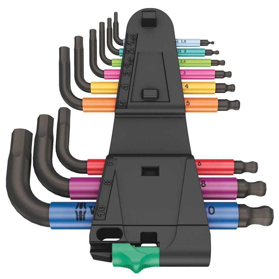 Wera Winkelschraubendrehersatz 950/9 9-teilig Kunststoffhalter - werkzeug-online24
