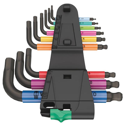 Wera Winkelschraubendrehersatz 950/9 9-teilig Kunststoffhalter - werkzeug-online24