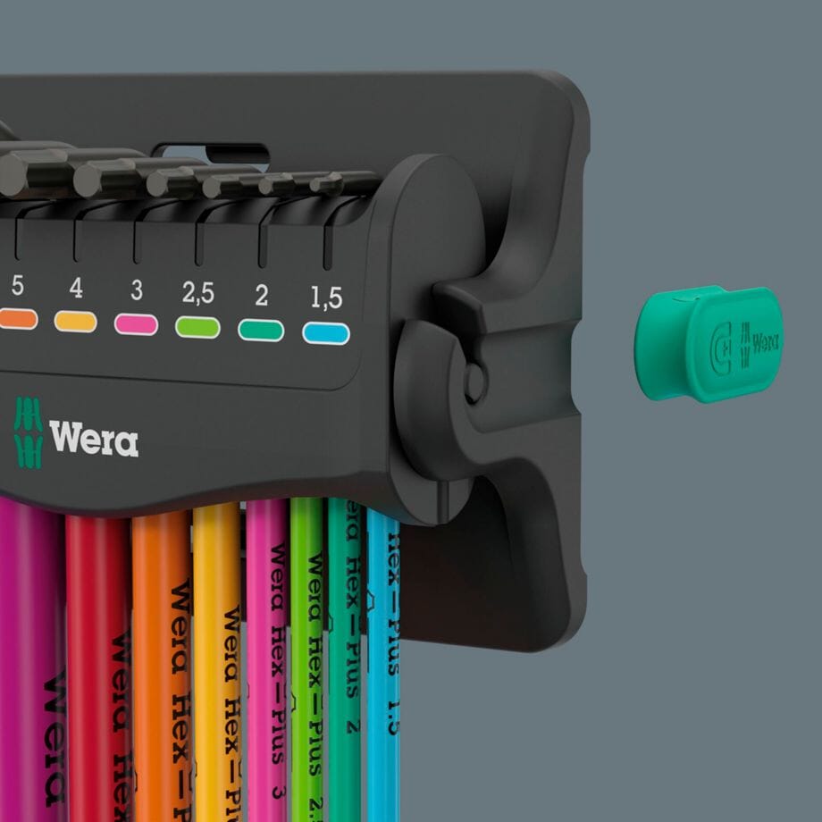 WERA Winkelschraubendrehersatz 950/9 Hex-Plus Multicolour 3 - werkzeug-online24