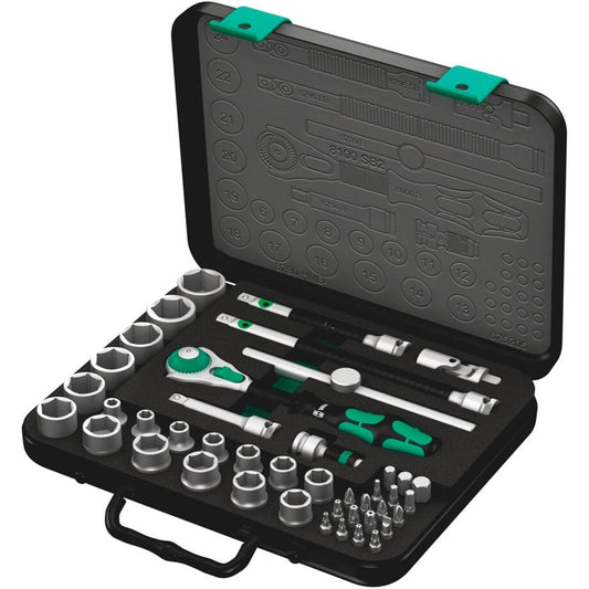 Wera Steckschlüsselsatz 8100 SB2 Zyklop 43-teilig - werkzeug-online24