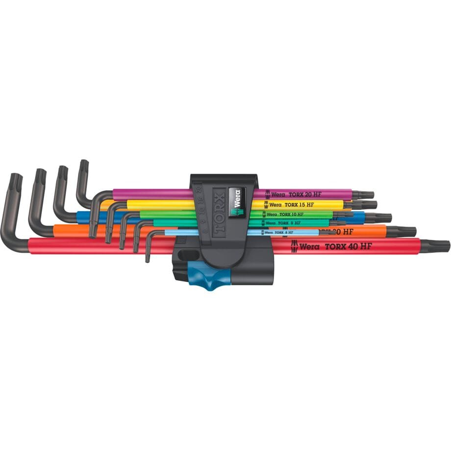 Wera Winkelschraubendrehersatz 967/9 TX XL HF 9-teilig T8 - T40 farbcodiert - werkzeug-online24