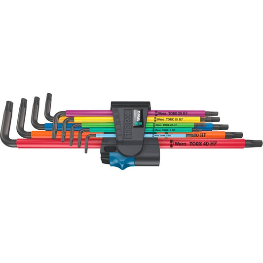 Wera Winkelschraubendrehersatz 967/9 TX XL HF 9-teilig T8 - T40 farbcodiert - werkzeug-online24