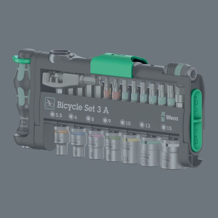 WERA Bit-/Steckschlüsselset Bicycle Set 3 A 38-teilig - werkzeug-online24
