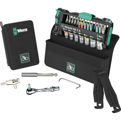 WERA Bit-/Steckschlüsselset Bicycle Set 3 A 38-teilig - werkzeug-online24