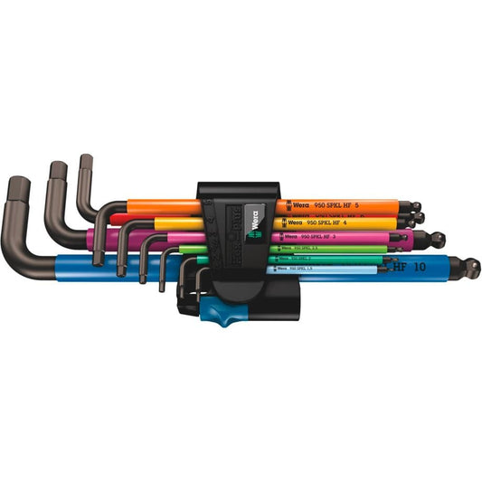 Wera Sechskantwinkelschraubendrehersatz 950 SPKL/9 SM HF 9-teilig - werkzeug-online24