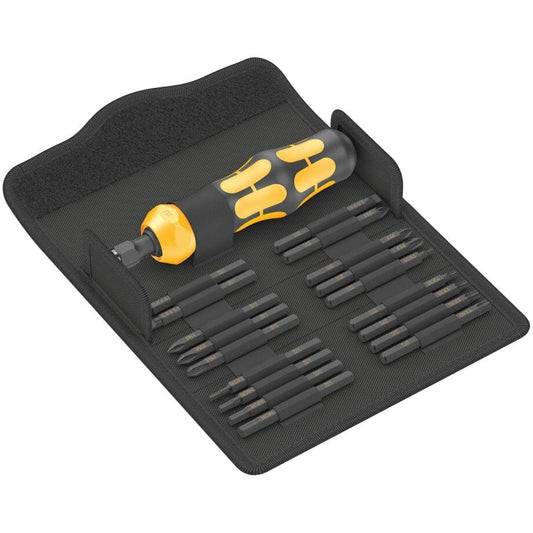 Wera Bit-Schraubendreher 1/4" Kraftform Kompakt 900 Set 1, 19 tlg. - werkzeug-online24