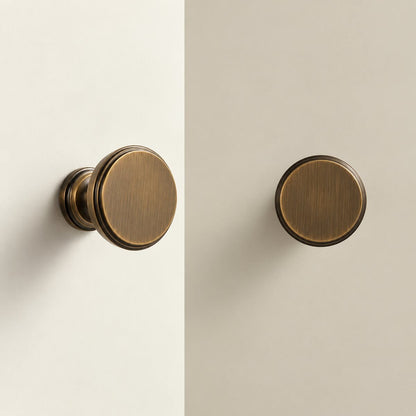 Möbelgriff aus massivem Messing – französischer Retro-Stil in Antik-Bronze