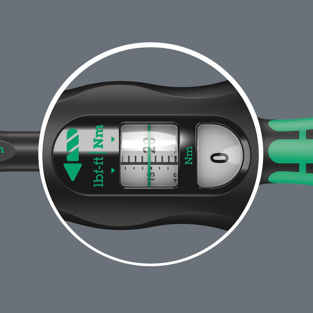 Wera Drehmomentschlüssel Click-Torque B 1 mit Umschaltknarre 10-50 Nm - werkzeug-online24