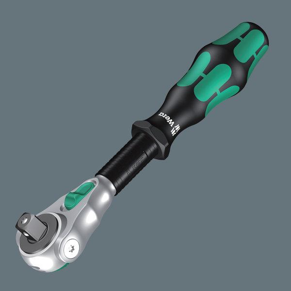 Wera Steckschlüsselsatz 8100 SA/SC 2 Zyklop Speed-Knarrensatz, 43 teilig,  1/4"-Antrieb und 1/2"-Antrieb, metrisch - werkzeug-online24