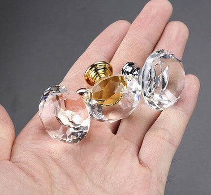 Möbelknöpfe, Schrankknöpfe Glas 20-40mm - werkzeug-online24