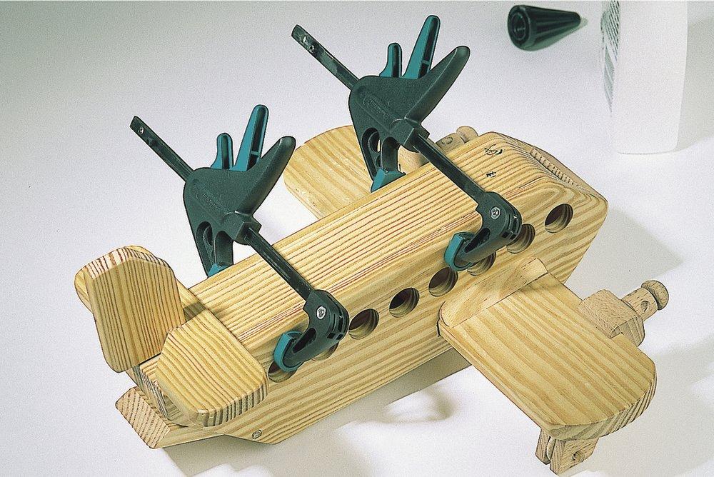 Wolfcraft 2 EHZ 40-110 - Mini-Einhandzwingen 2 Stück - werkzeug-online24