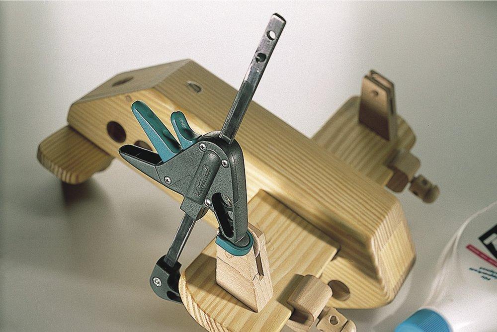 Wolfcraft 2 EHZ 40-110 - Mini-Einhandzwingen 2 Stück - werkzeug-online24