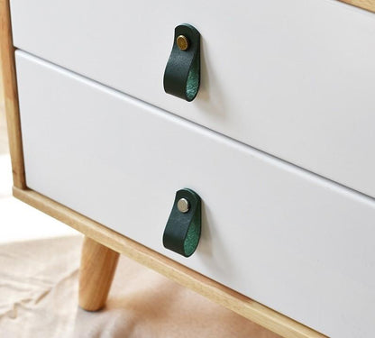Möbelknöpfe, Schrankknöpfe aus Leder Nordic Style - werkzeug-online24