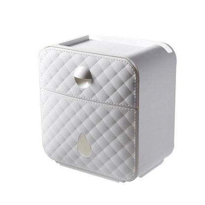 Toilettenpapierhalter Box mit Schubfach, selbstklebend - werkzeug-online24