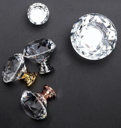 Möbelknöpfe, Schrankknöpfe Glas 20-40mm - werkzeug-online24
