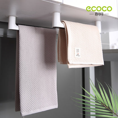ECOCO Handtuchhalter mit Saugnapf, schwarz oder grau - werkzeug-online24