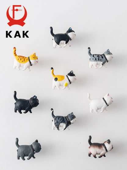 Kleiderhaken Katze, Garderobenhaken Katze, Möbelknöpfe Messing - werkzeug-online24