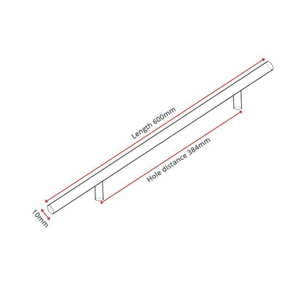 Schrankgriffe, Möbelgriffe Edelstahl 50mm-600mm - werkzeug-online24