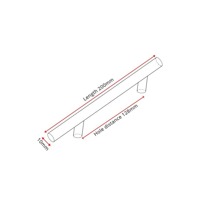 Schrankgriffe, Möbelgriffe Edelstahl 50mm-600mm - werkzeug-online24