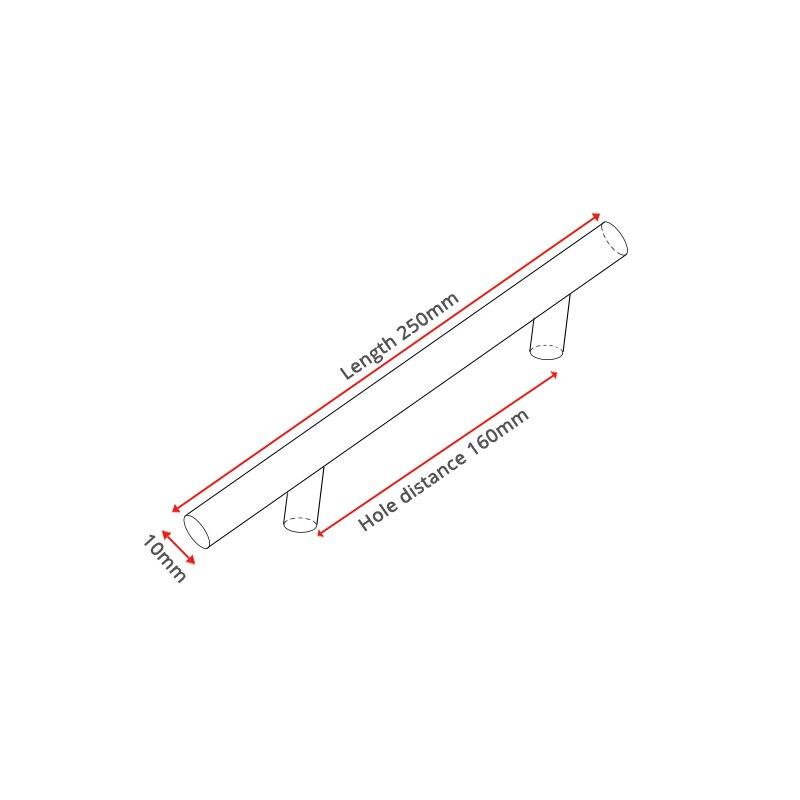 Schrankgriffe, Möbelgriffe Edelstahl 50mm-600mm - werkzeug-online24