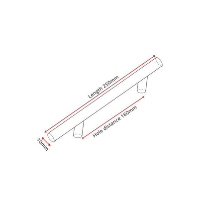 Schrankgriffe, Möbelgriffe Edelstahl 50mm-600mm - werkzeug-online24