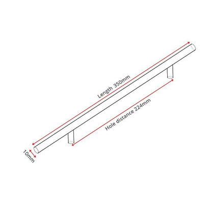 Schrankgriffe, Möbelgriffe Edelstahl 50mm-600mm - werkzeug-online24