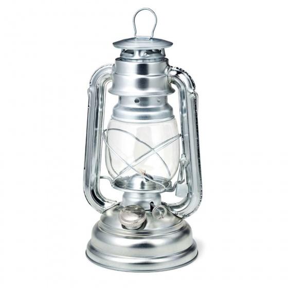 Petroleumlampe, Sturmlampe Boomex 24,5 cm Silber - werkzeug-online24