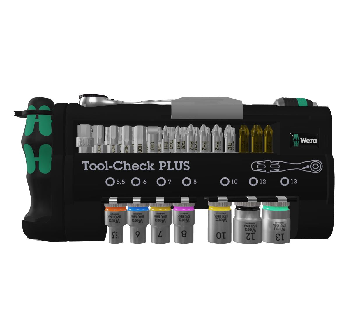 Wera Tool-Check PLUS Ratsche, Bit, Nüsse 39tlg. - werkzeug-online24