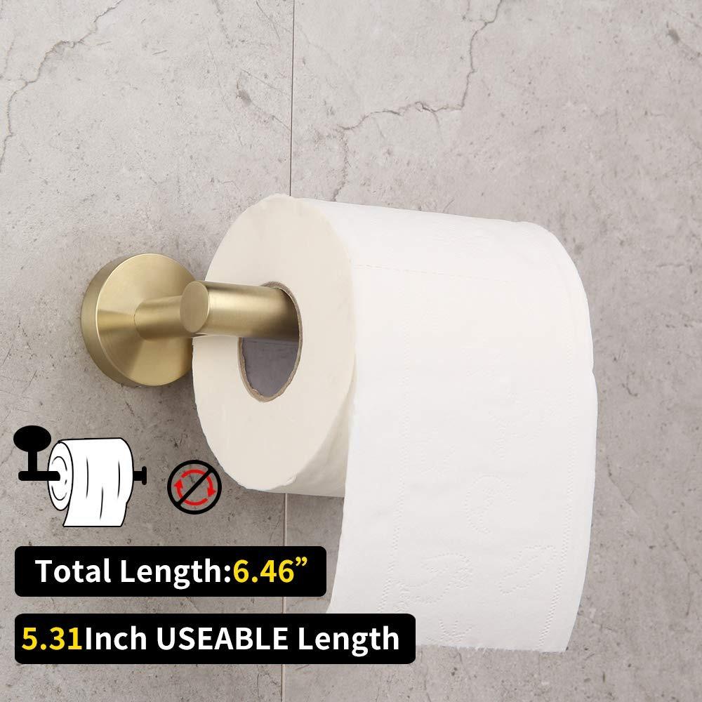 Toilettenpapierhalter Edelstahl, Klopapierhalter in 3 Farben - werkzeug-online24