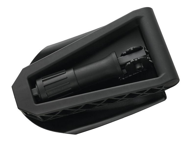 Herbertz klappbare Schaufel 59 cm Stahl schwarz 2-teilig - werkzeug-online24