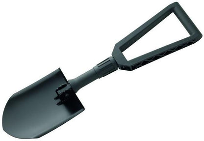Herbertz klappbare Schaufel 59 cm Stahl schwarz 2-teilig - werkzeug-online24