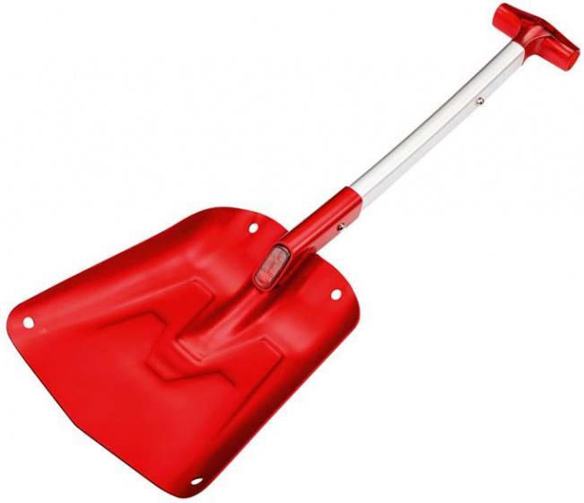 Herbertz teleskopschaufel 44-64 cm Aluminium rot/silber - werkzeug-online24