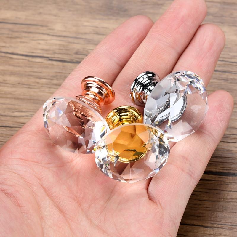 Möbelknöpfe, Schrankknöpfe Glas 20-40mm - werkzeug-online24