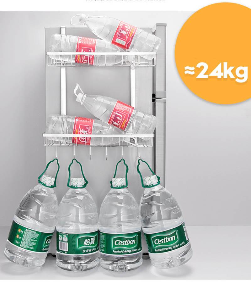 Hängeregal Edelstahl für Kühlschrank, Gerätehalter - werkzeug-online24