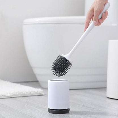 Toilettenbürste Premium Silikon Klobürste, WC Bürste mit Halter - werkzeug-online24