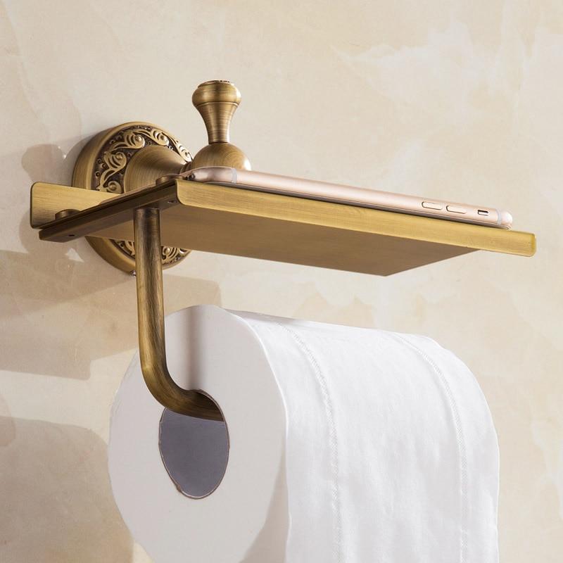 Toilettenpapierhalter massiv Messing - werkzeug-online24
